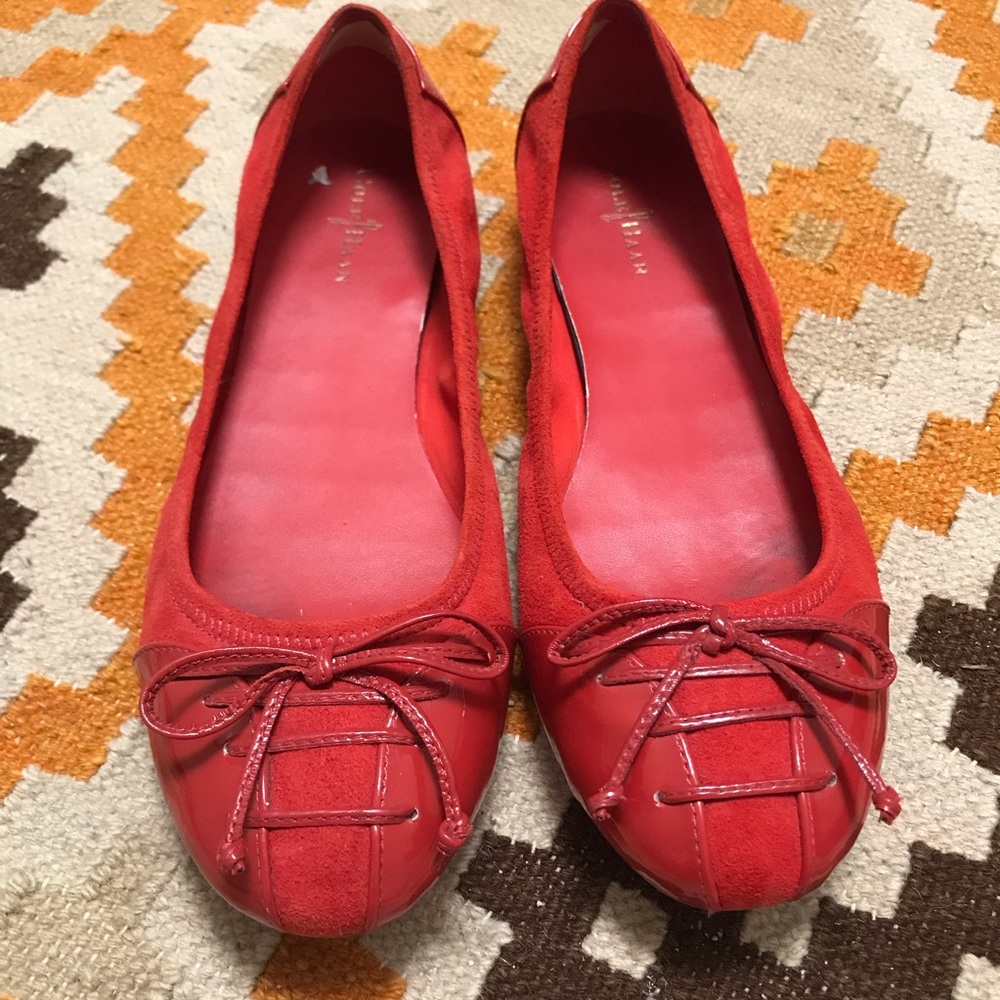 Seeing RED! Trendy flats Cole Haan Nike Air